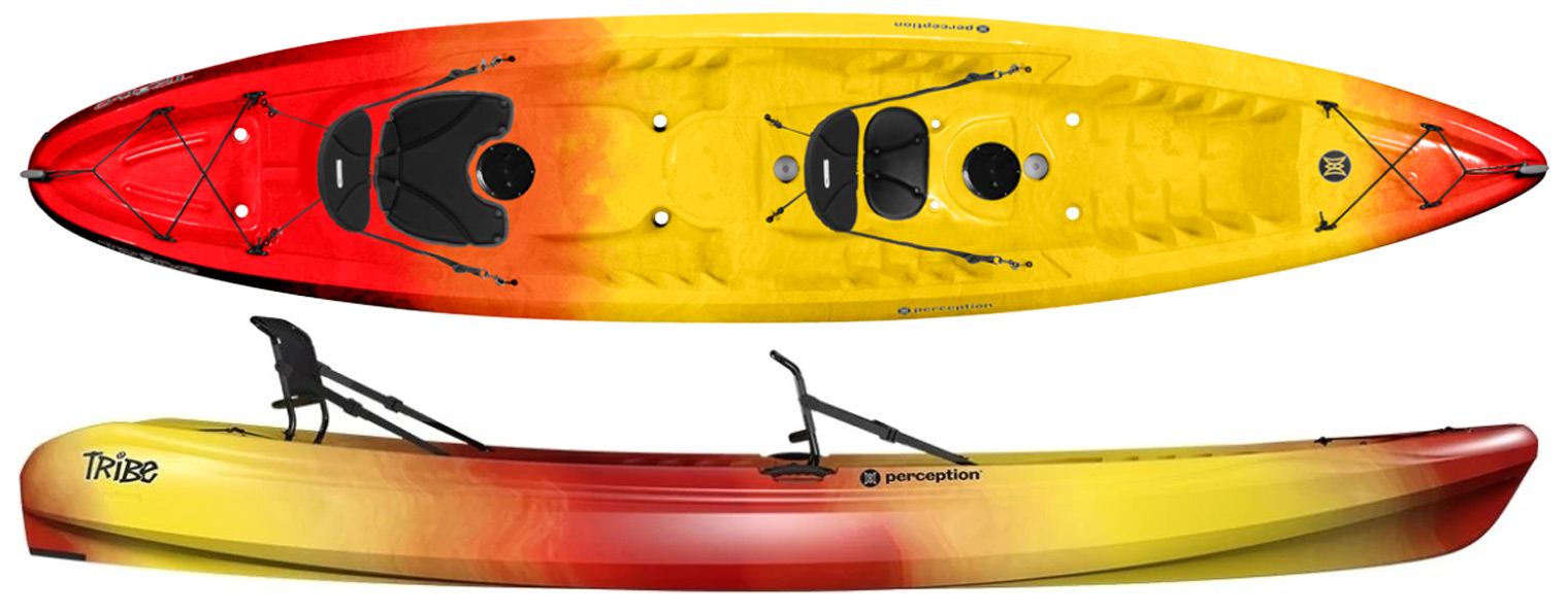 Rent a Kayak in Toronto - 2-Person Sit-On-Top Perception Kayaks Tribe 13.5